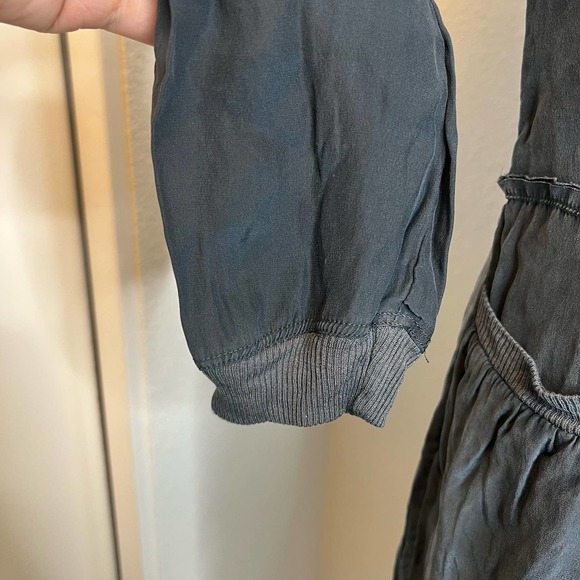 120% Silk Button Front Dress Made in Italy - Picture 4 of 8